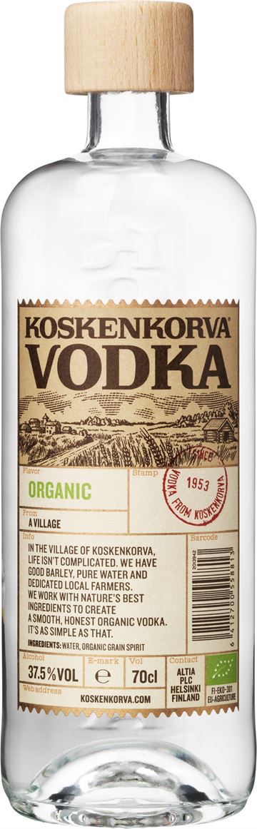 Koskenkorva Vodka Økologisk