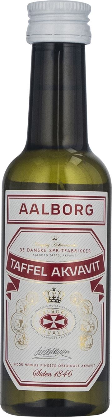 Aalborg Taffel Akvavit Miniature